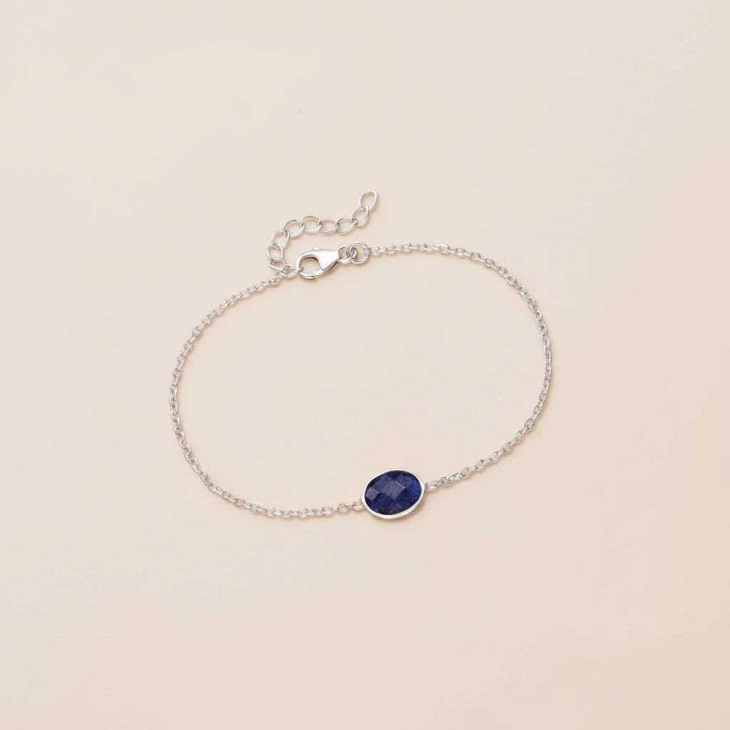 The Floating Stone — Opal & Labradorite Chain Bracelet