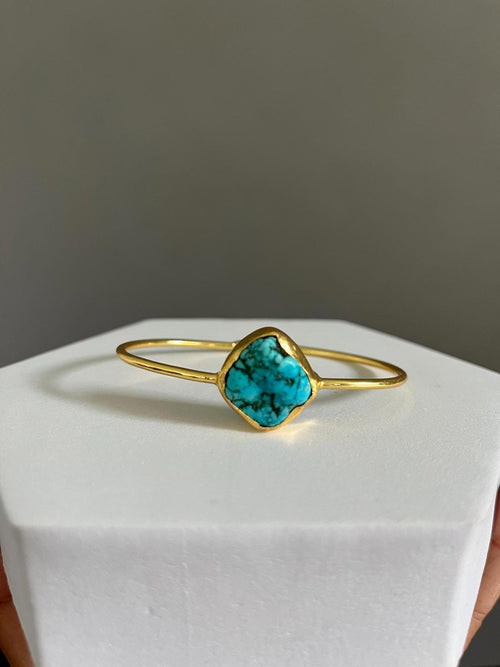 Azure Shore Turquoise Gemstone Bracelet
