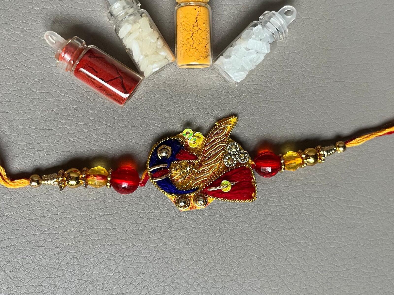 Peacock Rakhi / Rakhri for Brother