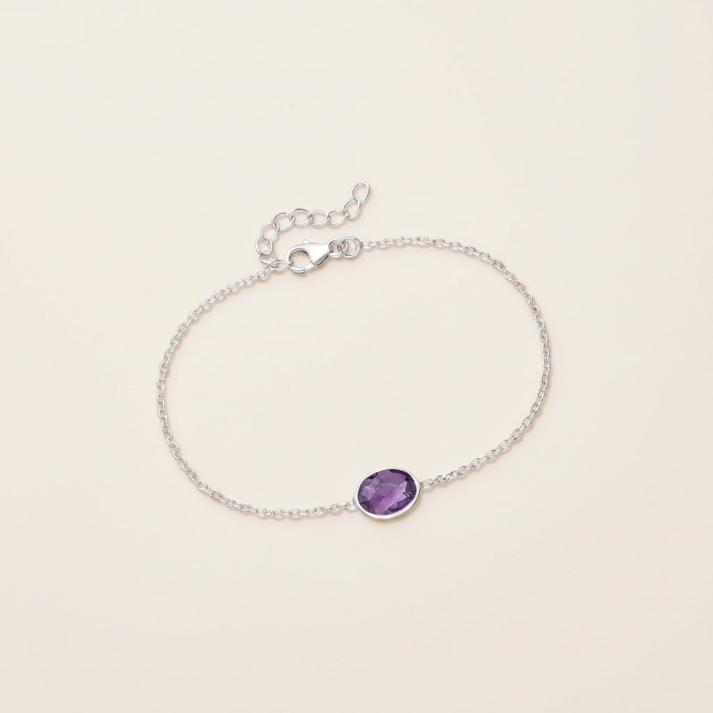 The Floating Stone — Opal & Labradorite Chain Bracelet
