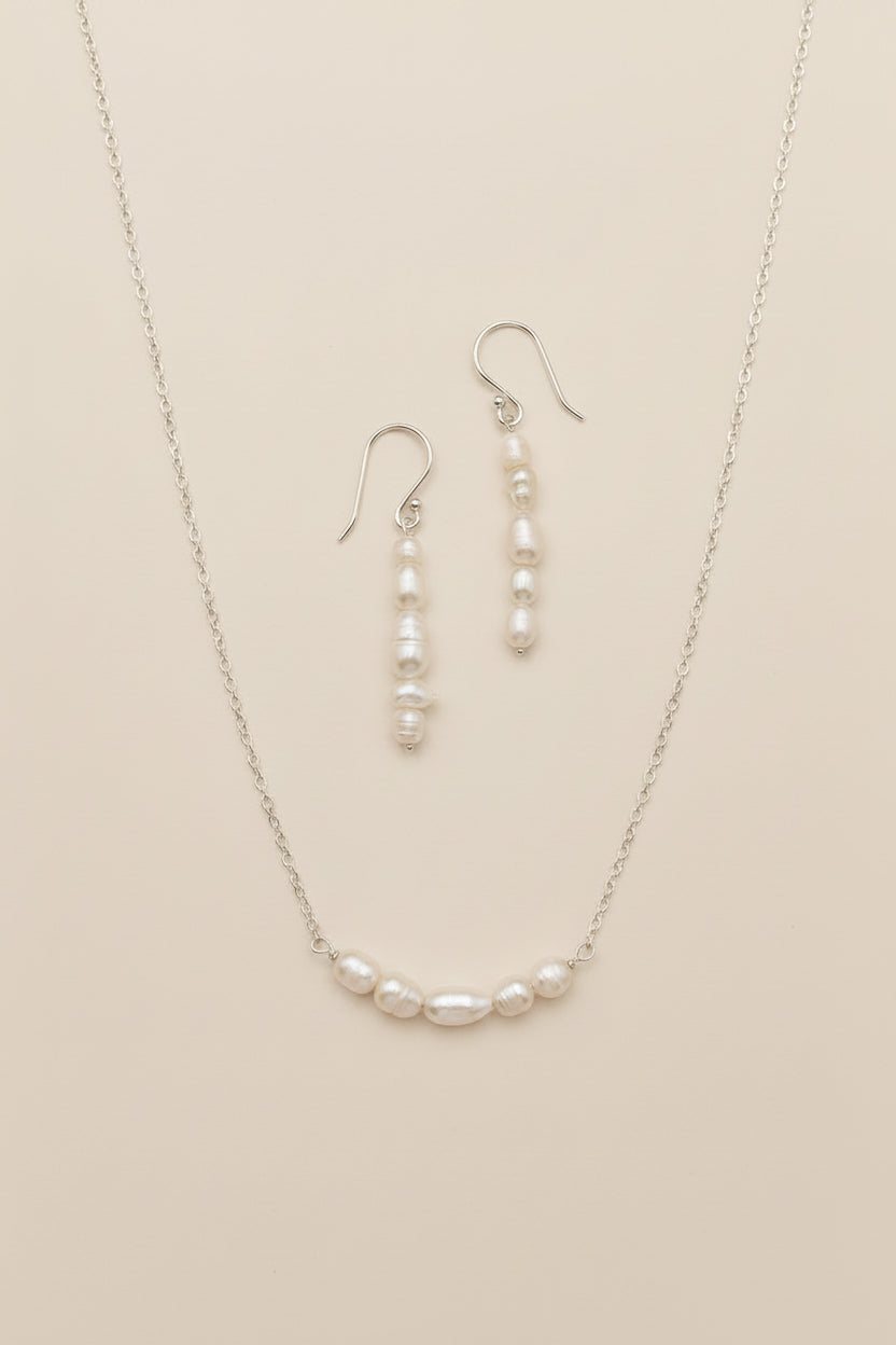 Pearl Necklace Set