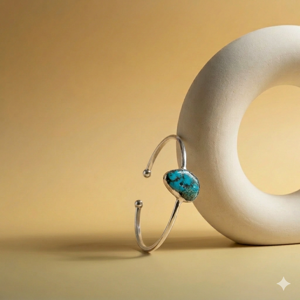 Azure Shore Turquoise Gemstone Bracelet