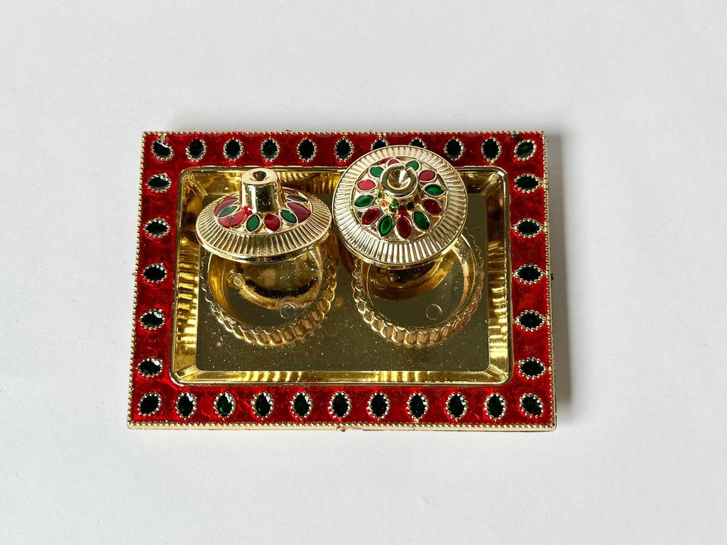 kumkum Platter / Roli Chawal Platter / Indian festival rakhi