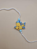 Kids Tie Bracelet / Cartoon Rakhi - Fish Handmade Rakhi Hamper/ Ariel Rakhi