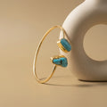 Ocean Duo — Two-Stone Turquoise Bracelet