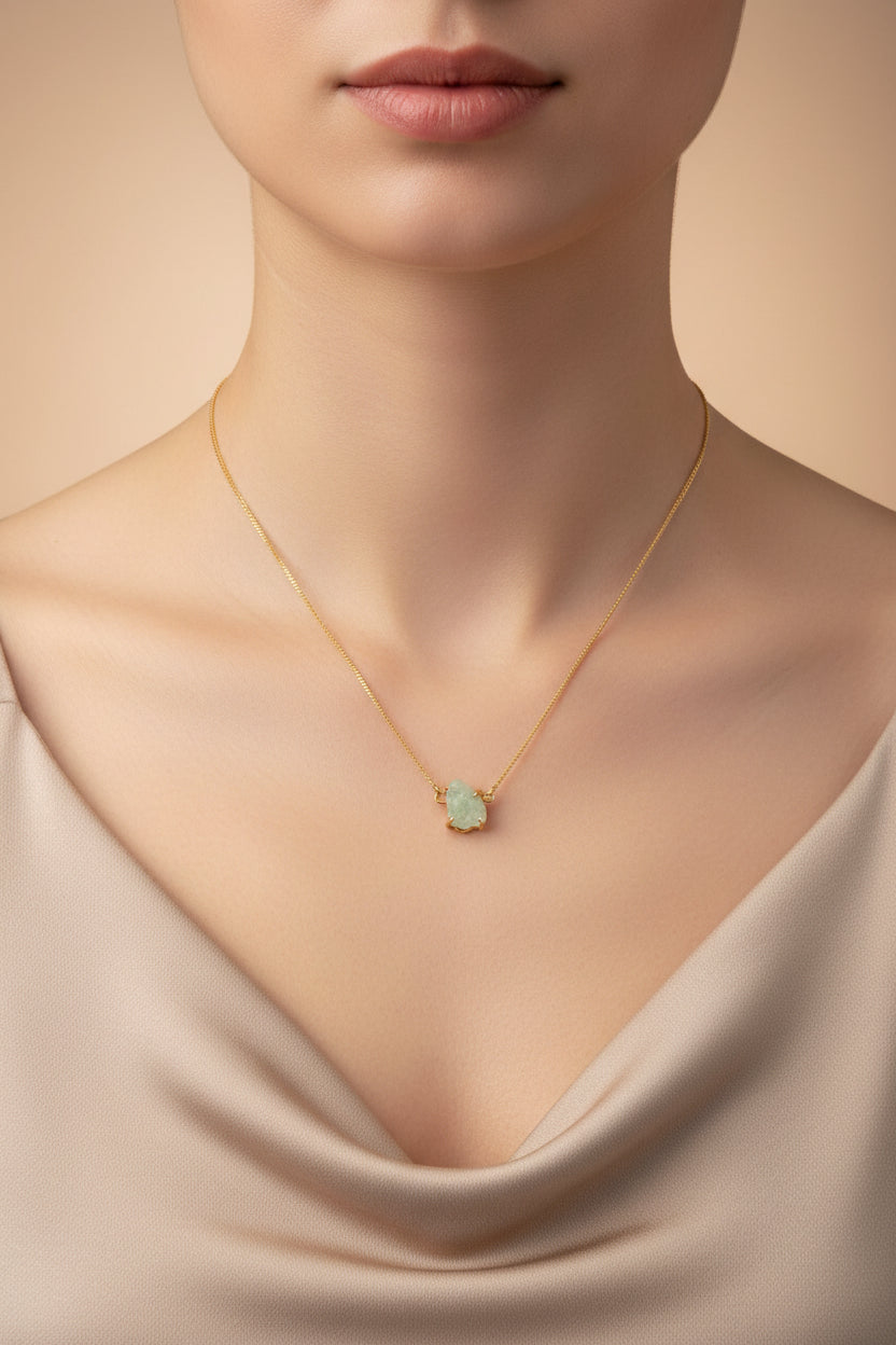 Raw Crystal stone Necklace