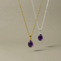 The Teardrop Pendant — Natural Gemstone Necklace