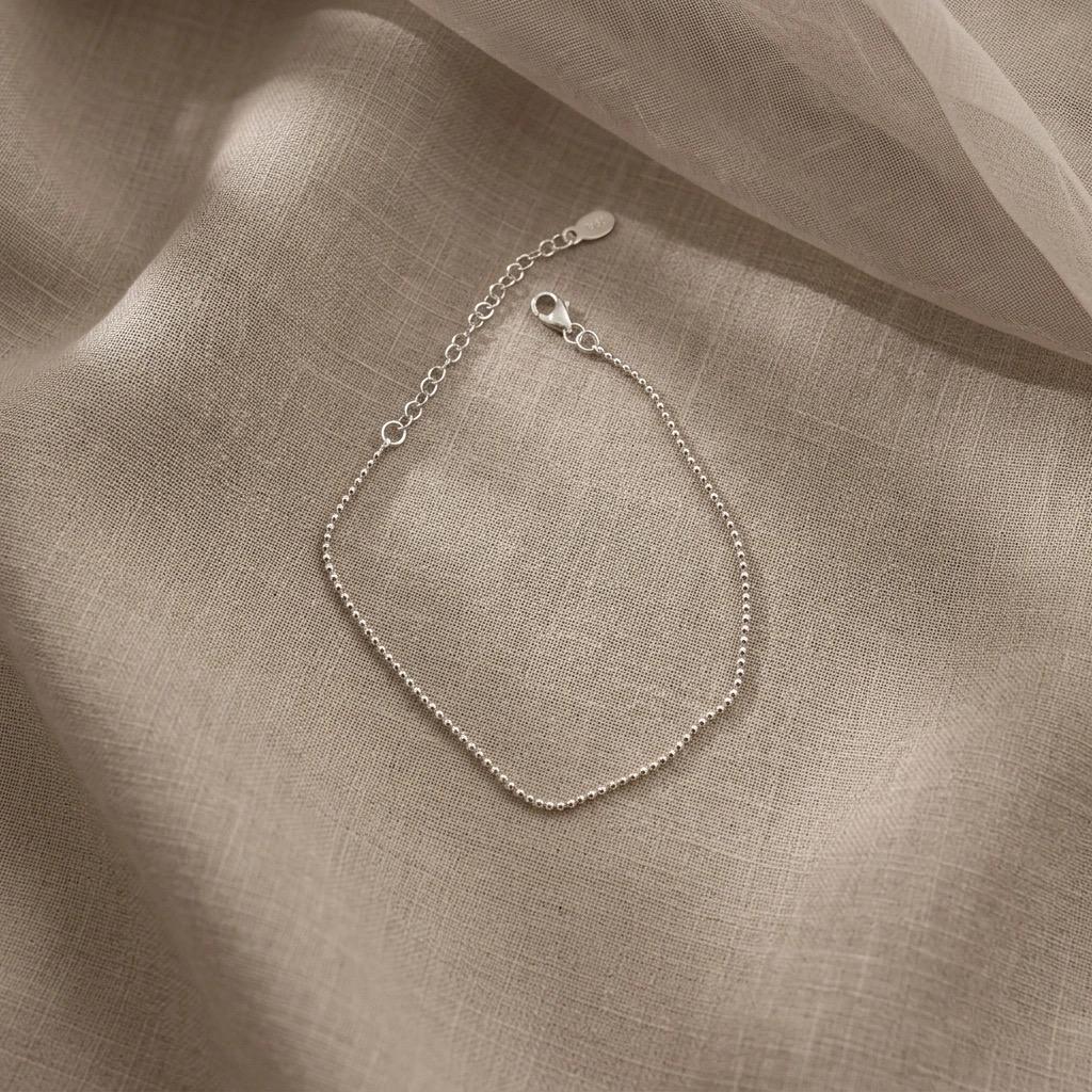 Silver Plated Dainty Bracelet Bangle | Adjustable Bracelet | Stackable Chain Bracelet | Everyday Jewelry Gift for Women