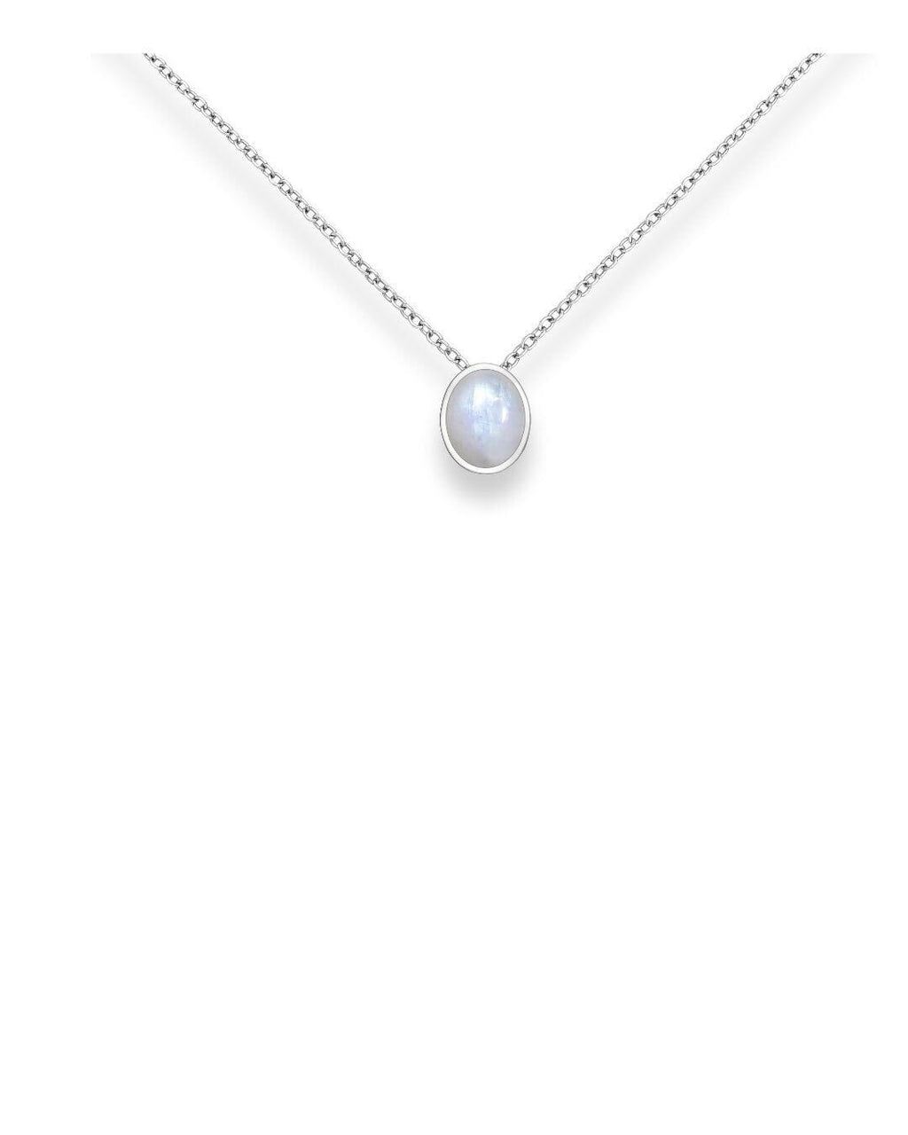 Birthstone Pendant: Minimalist Tiny Gemstone Pendant For Her, Necklace Charm