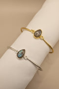 Northern Light — Labradorite Teardrop Bangle