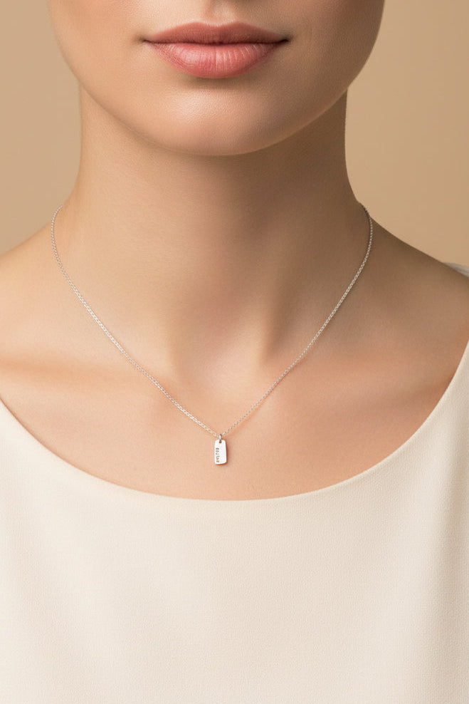 Sterling Silver Believe Pendant