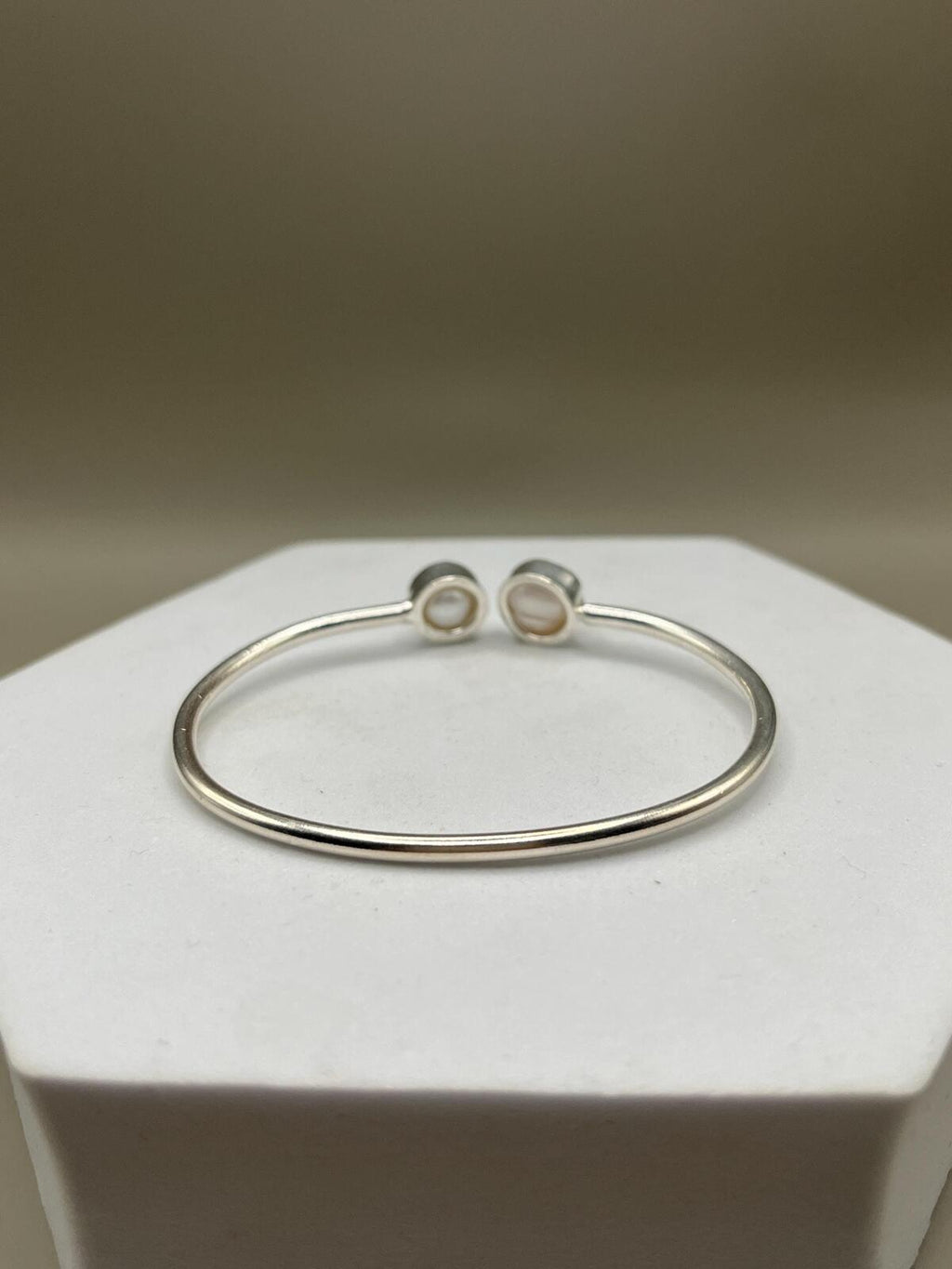 Freshwater Pearl Gemstone Bracelet  | Adjustable Bracelet | Silver| Gold