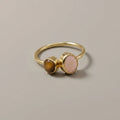Opal & Tiger's Eye Adjustable Ring