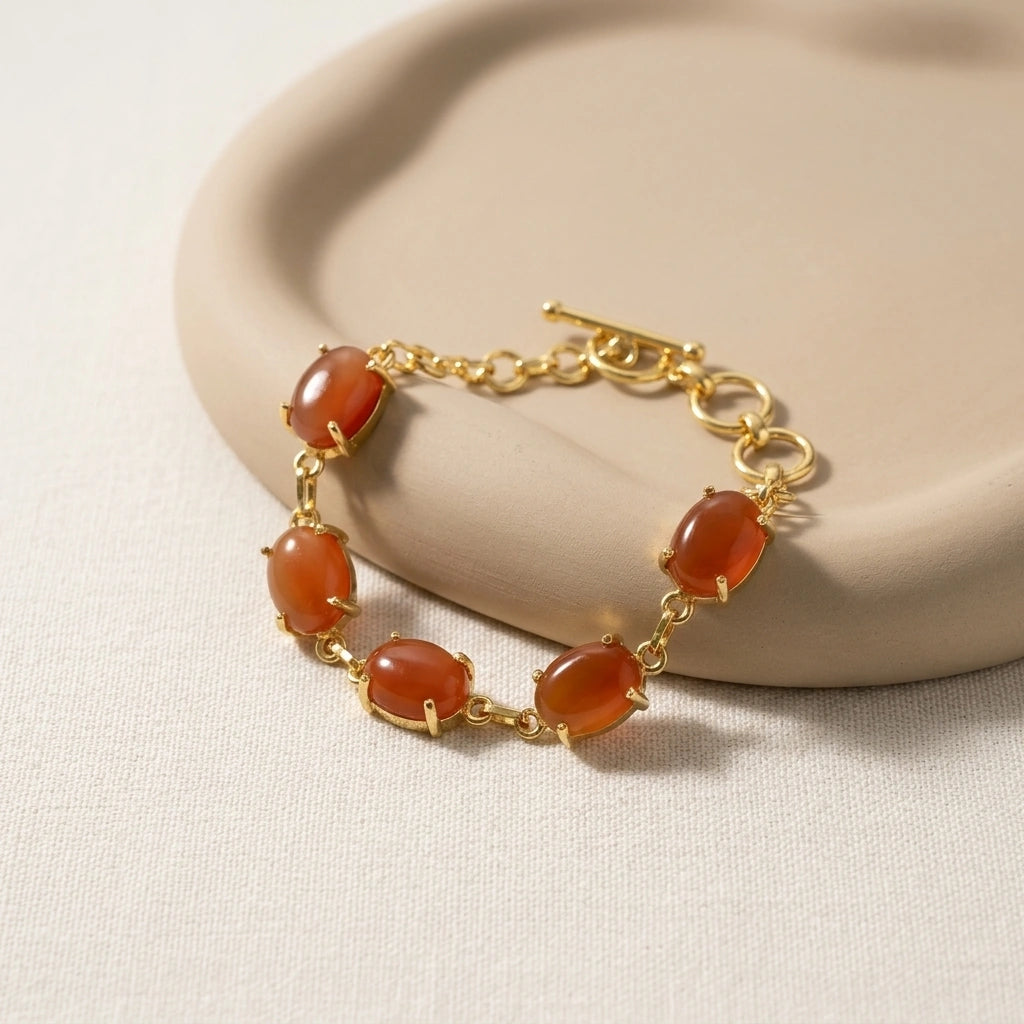 5 gemstone bracelet