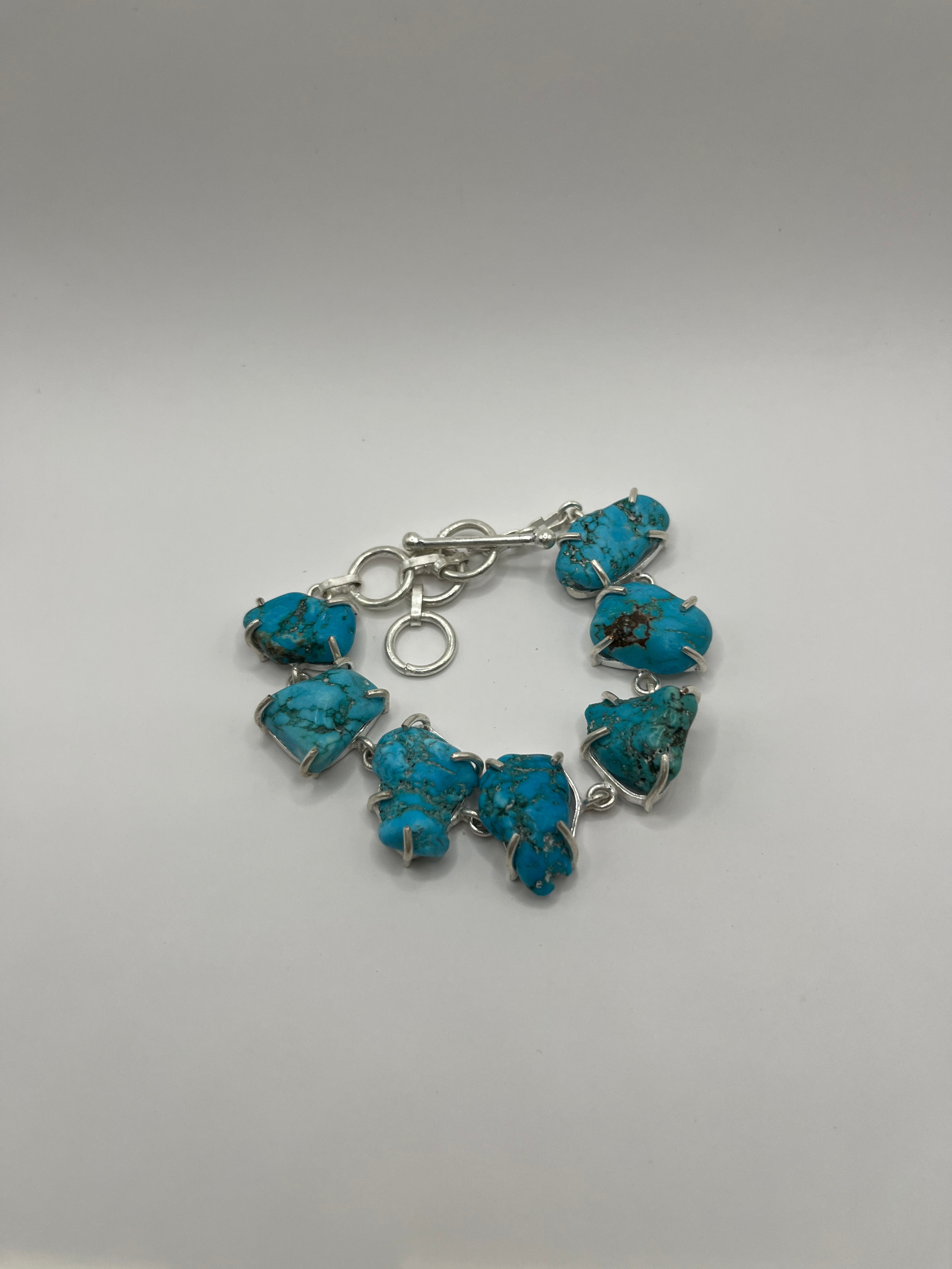 Turquoise Bangle Bracelet | Gold | Silver