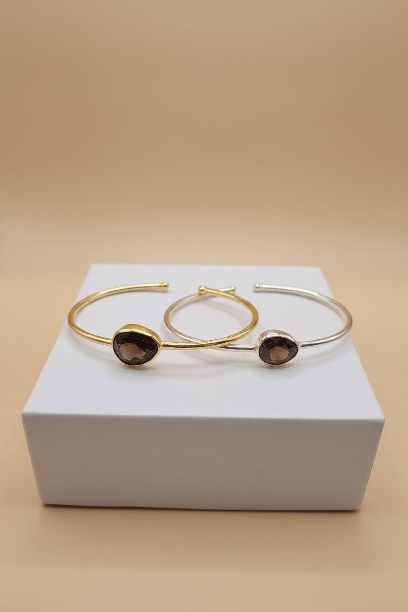 Sapphire Bangle | Silver | Gold