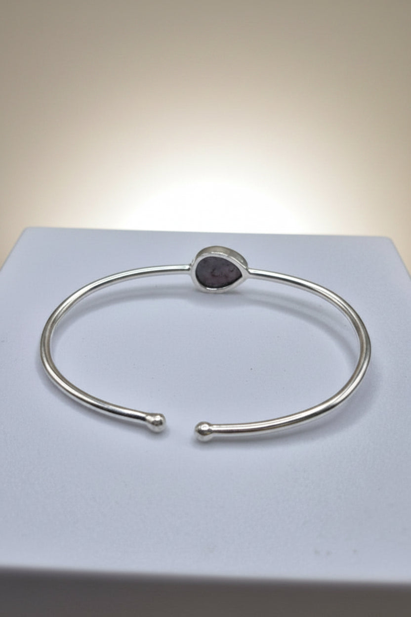 Sapphire Bangle | Silver | Gold
