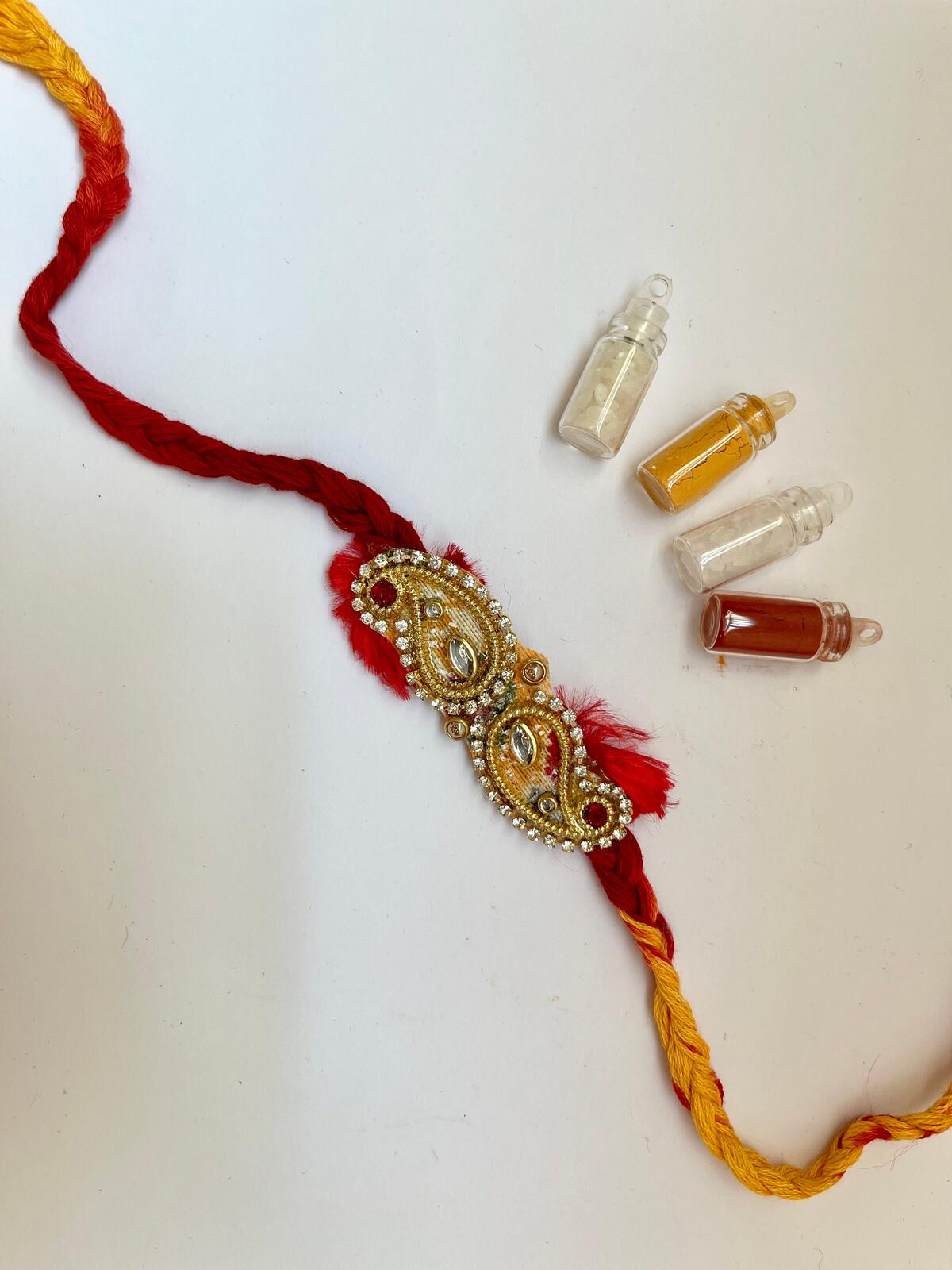 Paisley Rakhi / Rakhri for Brother