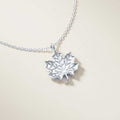 Maple Leaf Necklace, Gold Leaf Pendant, Silver Fall Maple Leaf Charm, Dainty Autumn Necklace, Nature Jewellery, Canada Gift