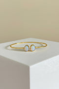 Opal Duo — Two Stone Opal Bangle