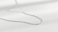 925 Sterling Silver Fine Chain Necklace, 18 Inch Classic Minimalist Silver Jewellery