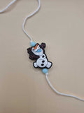Kids Tie Bracelet / Cartoon Rakhi - Snowman Handmade Rakhi Hamper