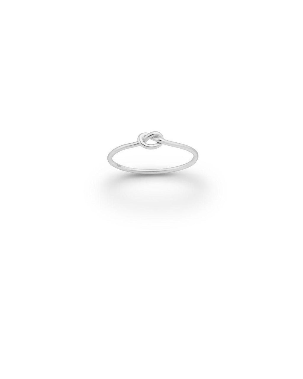 925 Sterling Silver Love Knot Ring
