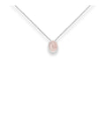 Birthstone Pendant: Minimalist Tiny Gemstone Pendant For Her, Necklace Charm