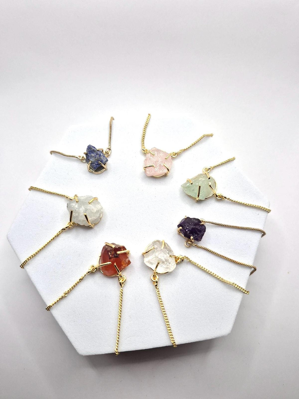 Raw Crystal stone Necklace