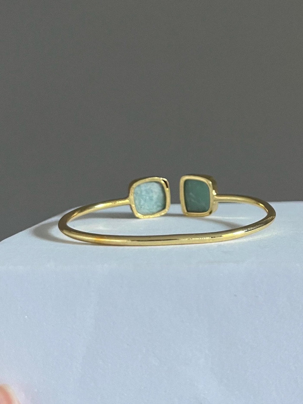 Amazonite Gemstone Adjustable Bracelet | Gift for Wedding | Boho Jewellery