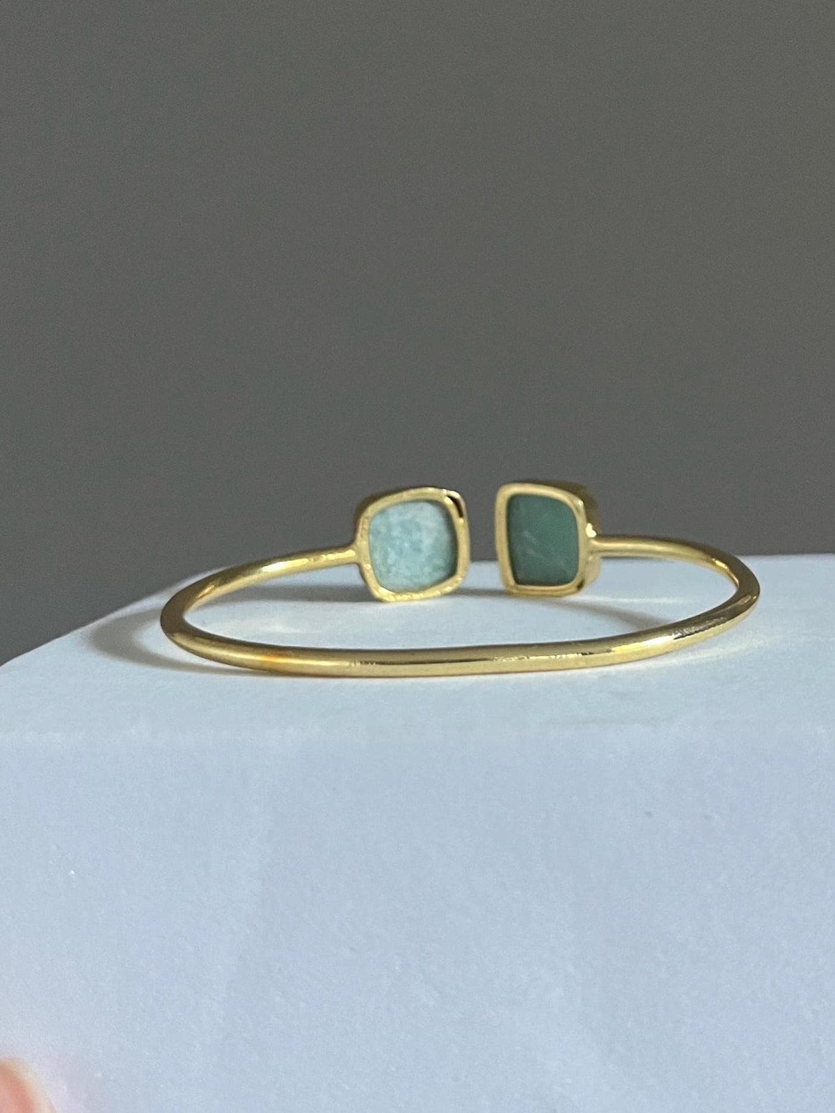 Amazonite Gemstone Adjustable Bracelet | Gift for Wedding | Boho Jewellery