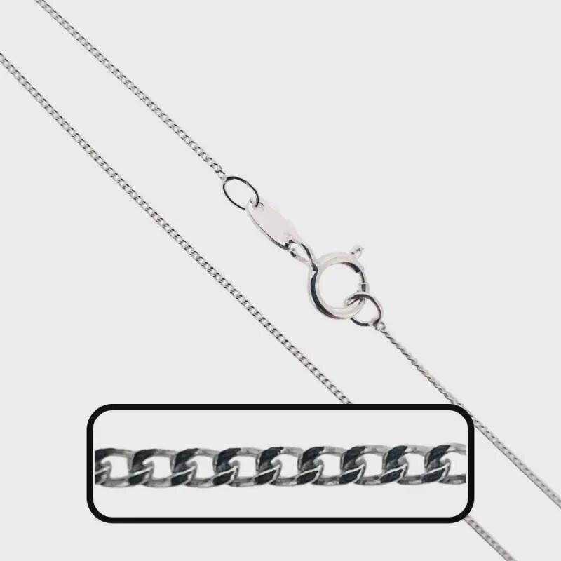 925 Sterling Silver Fine Chain Necklace, 18 Inch Classic Minimalist Silver Jewellery