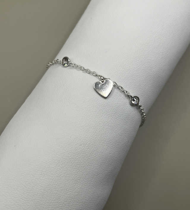 Heart Charm Anklet