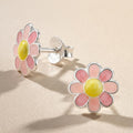 Pastel Daisy Stud Earrings – view 3