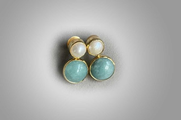 Two Stone Earrings